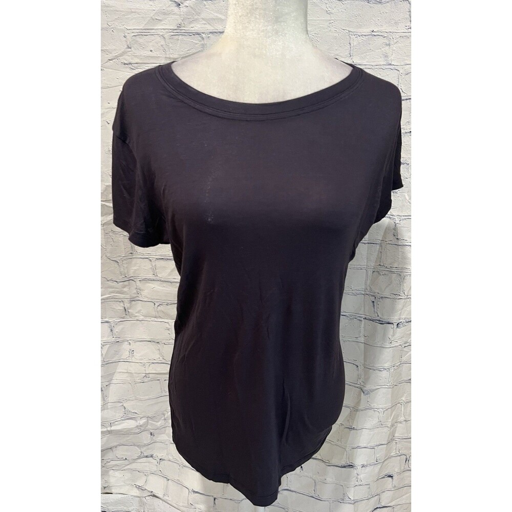 NWT Sexy Basics Women's Blue Lightweight Rayon Blend Tee Shirt Large $75